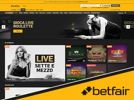 Betfair Casino Mobile Interface